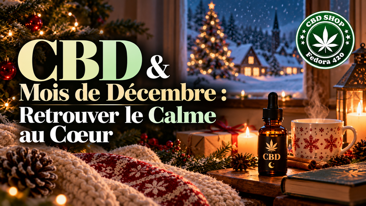CBD & Mois de Décembre : Retrouver le Calme au Cœur
