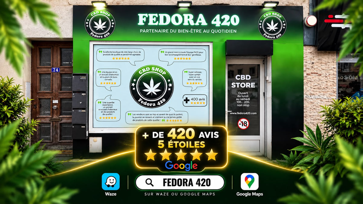 Fedora420 ouvre sa nouvelle boutique CBD à Saint-Ouen-l’Aumône : cinq ans d’expérience au service d’une nouvelle adresse