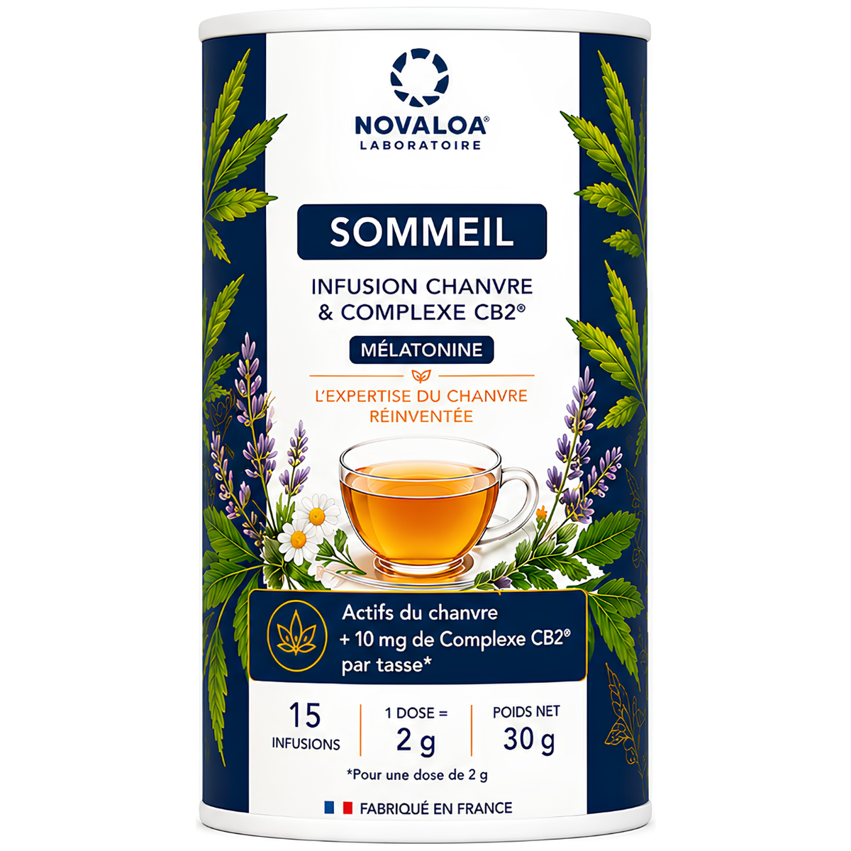 Infusion CBD Sommeil Fedora 420 – découvrez notre infusion aux plantes et au cannabidiol.