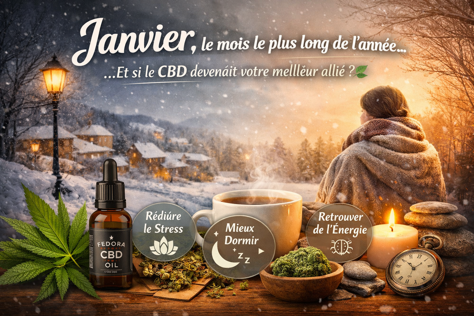 Janvier le mois le plus long de l'année.. et si le cbd devenait votre meilleur allié ?