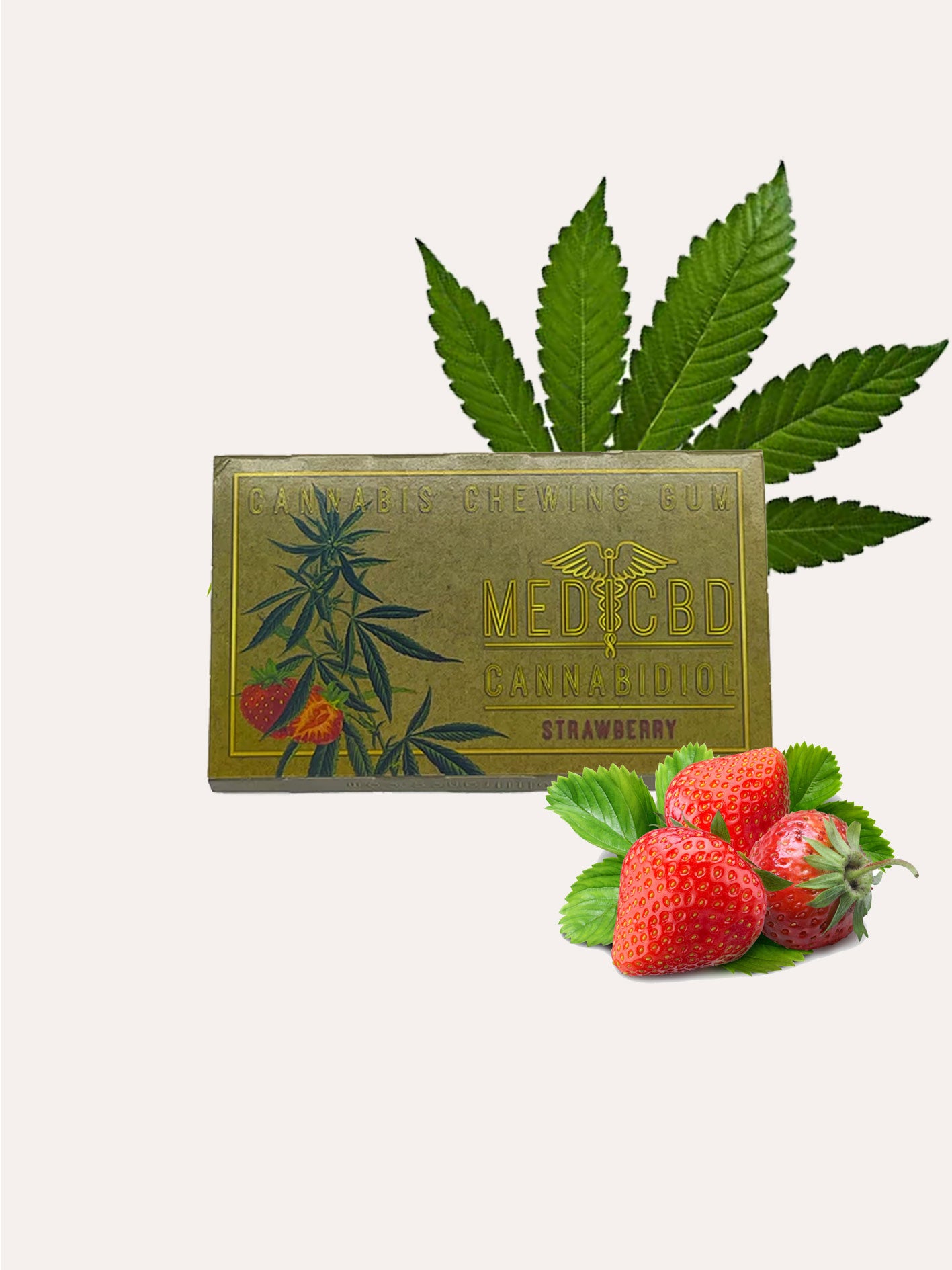 Cannabis Chewing Gum - Fraise